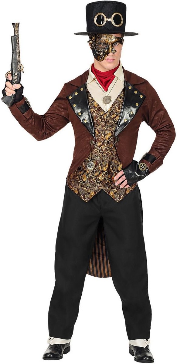 Steampunk Kostuum | Steampunk Heer Van Stand | Man | Medium | Carnaval kostuum | Verkleedkleding